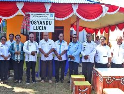 Resmikan Posyandu Lucia, Wali Kota Sorong Harap Pelayanan Kesehatan Dasar Meningkat