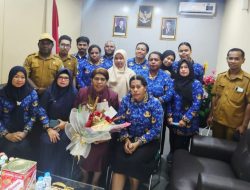 Perpisahan Penuh Haru, Beatriks Msiren Tinggalkan Kesan Mendalam di Dinas Sosial PPPA PBD