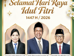 Ketua dan Anggota DPRP Papua Barat Daya Mengucapkan Hari Raya Idul Fitri 1447 H/2026